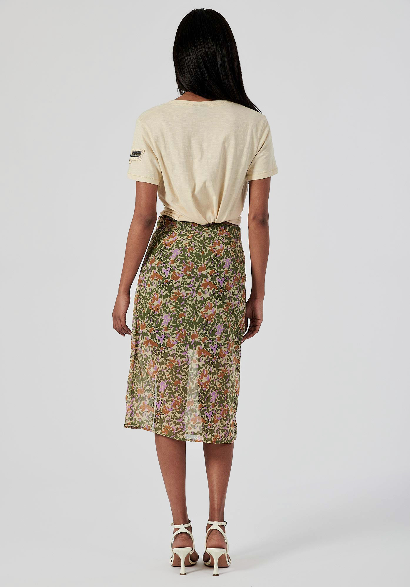 CARO   Jupe portefeuille fantaisie femme