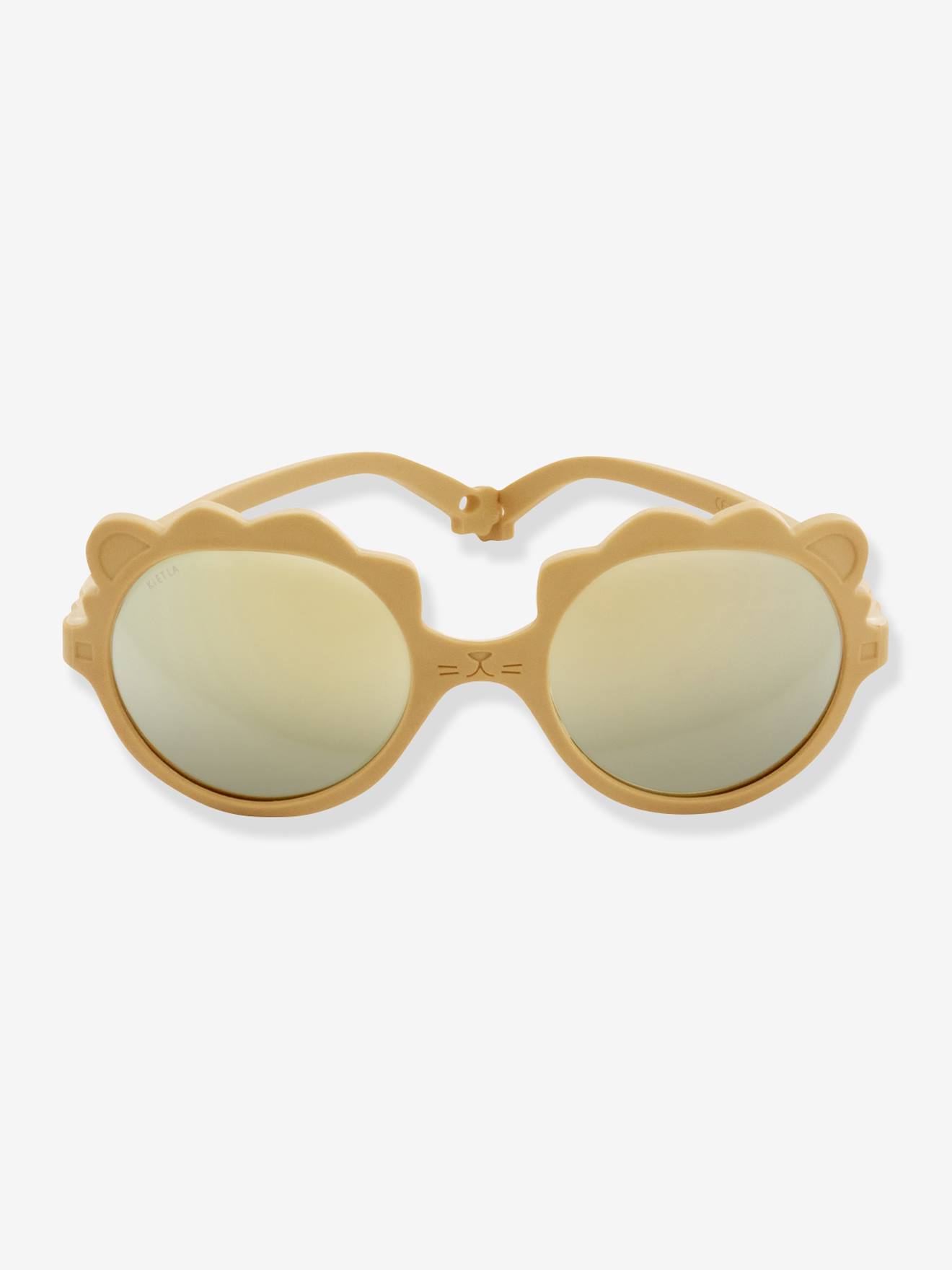 Lunettes de soleil enfant Lion KI ET LA beige