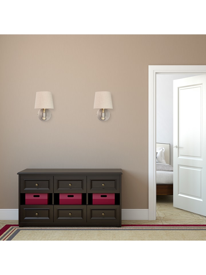 relaxdays Wandlampe in Beige günstig kaufen onesize