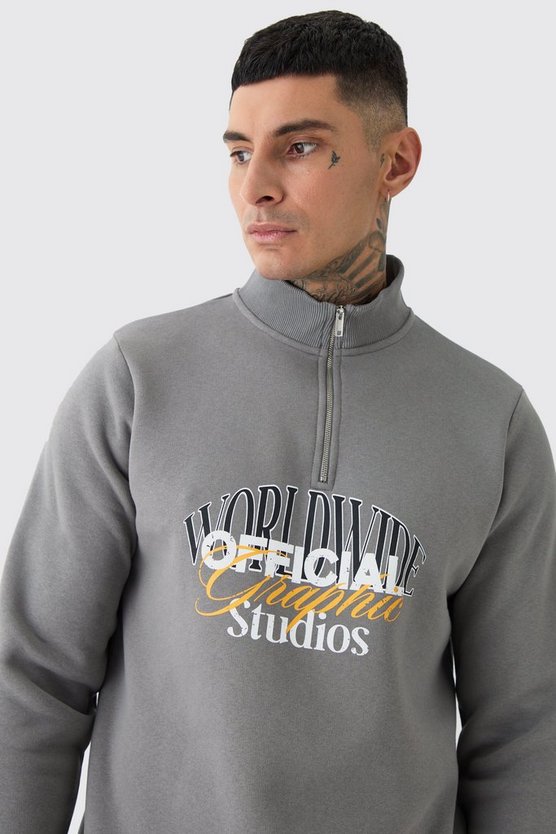 Tall Official Studio Trainingsanzug mit Trichterkragen