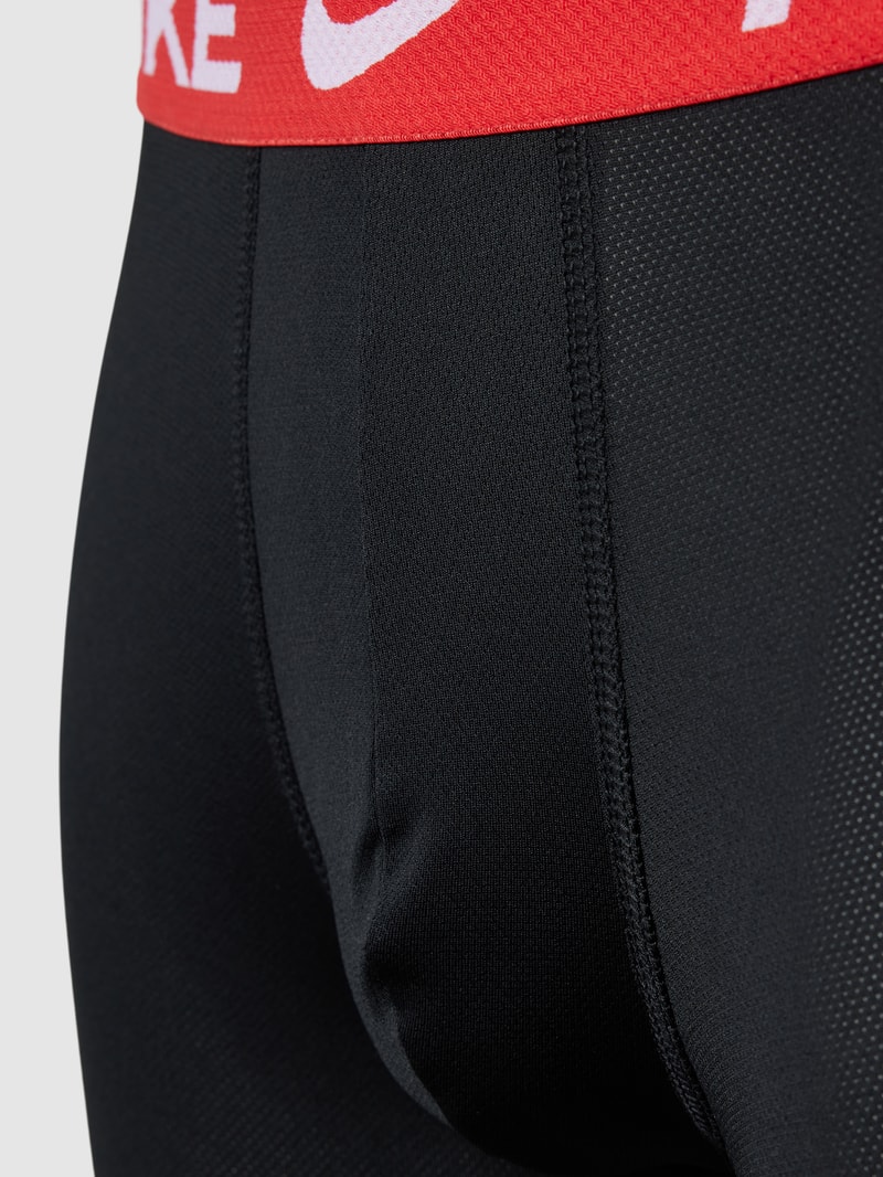 Boxershorts mit elastischem Logo-Bund im 3er-Pack in schwarz