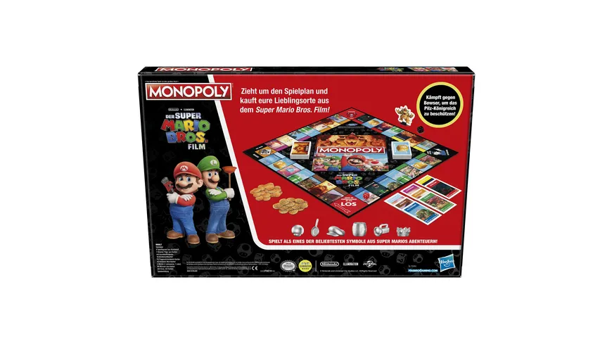 Hasbro - Monopoly Super Mario Bros. Film Edition