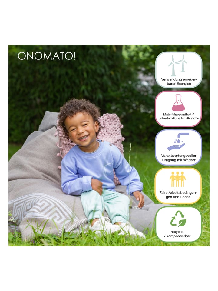 ONOMATO! Pullover Sweatshirt Cradle to Cradle in Lila günstig kaufen