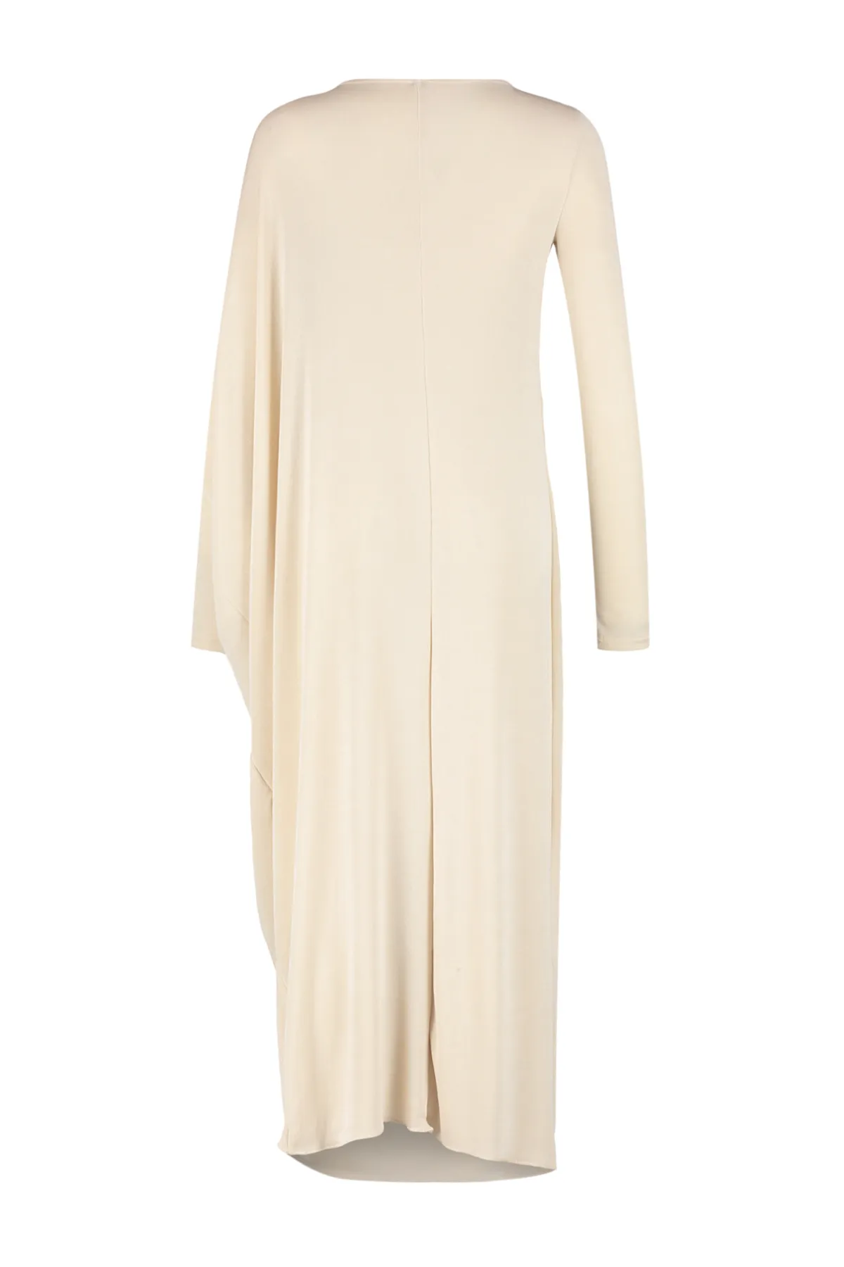 Trendyol Modest  Stilvolles gestricktes Kaftan-Kleid in Stein TCTSS24EB00037
