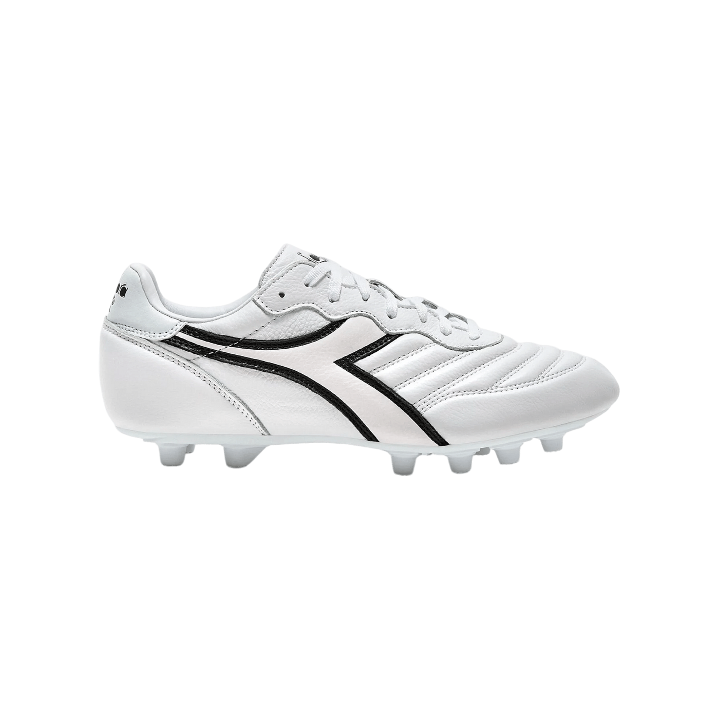 Diadora Brasil LT+ MDPU FG Weiss Schwarz FC0351