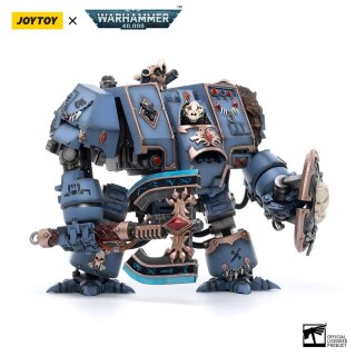 Warhammer 40k Actionfigur 1/18 Space Marines Space Wolves Venerable Dreadnought Brother Hvor 20 cm