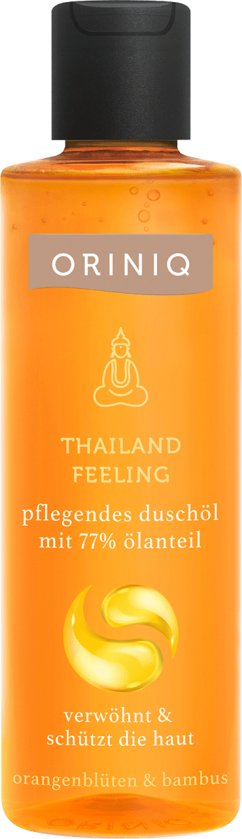 Duschöl Thailand Feeling mit 77 % Ölanteil, Orangenblüten & Bambus, 200 ml