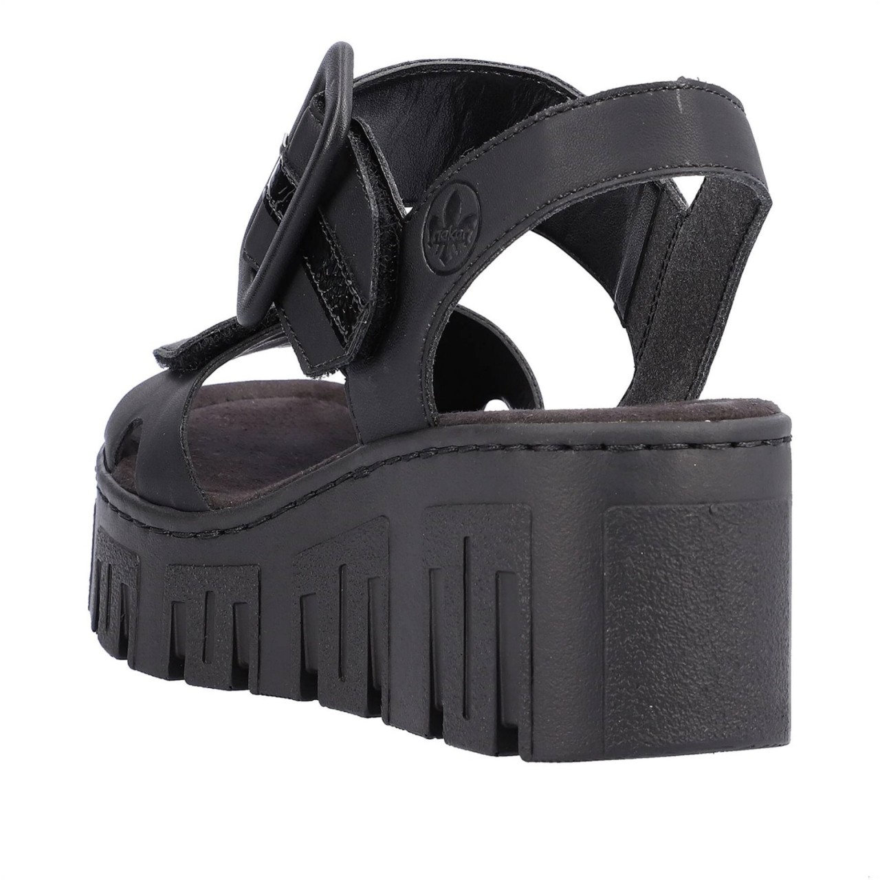 RIEKER Komfort Sandalen schwarz FSK Damen Sandalen