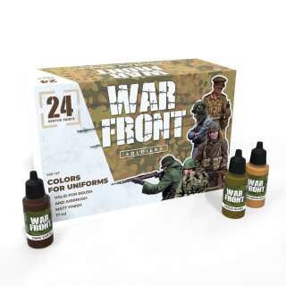Warfront Colors Set: Soldiers (24 x 17ml)