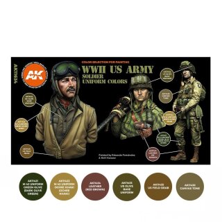WWII US Army Soldier Uniform Colors