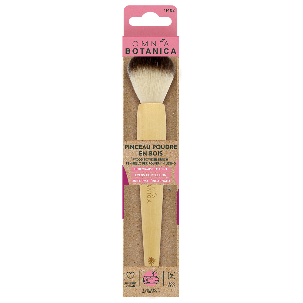 Omnia Botanica PINCEAU POUDRE EN BOIS PINCEAU MAQUILLAGE
