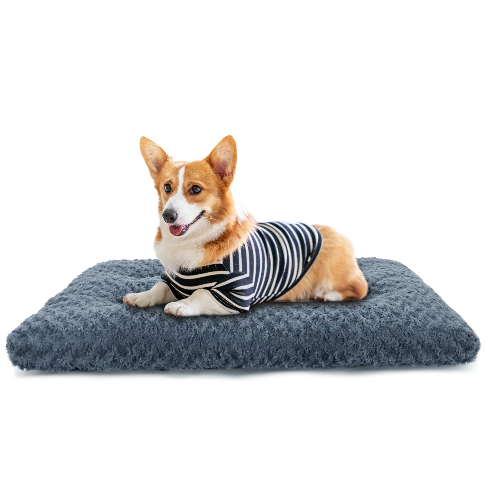 CALIYO Hundematte Hundebett Grosse Hunde Waschbar, Hundekissen flauschig, Hundematte, für große mittelgroße Hunde, Hundekorb Hundematratz Haustierbett