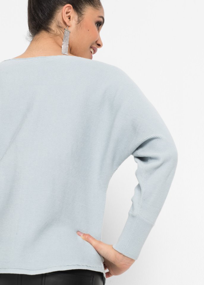 Oversize-Ripp-Pullover