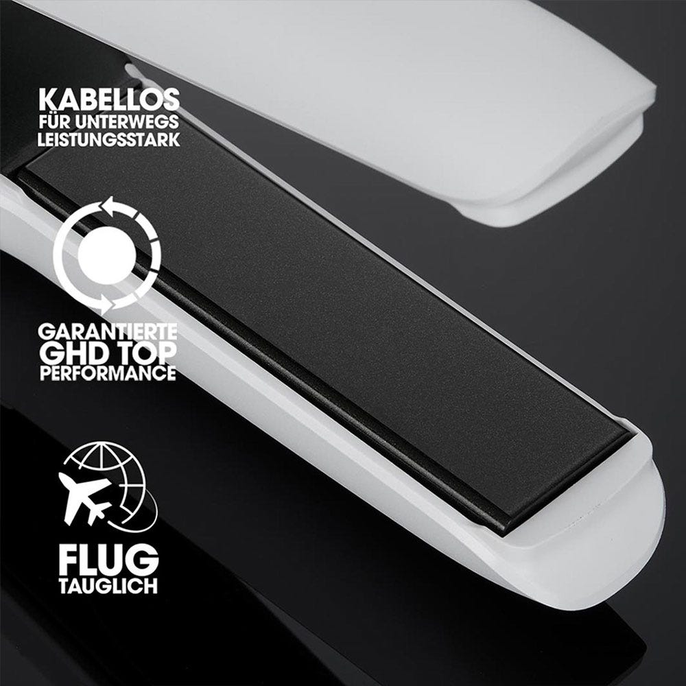 ghd unplugged kabelloses Glätteisen weiß