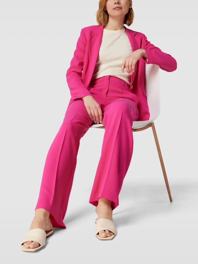 Blazer mit Reverskragen in pink