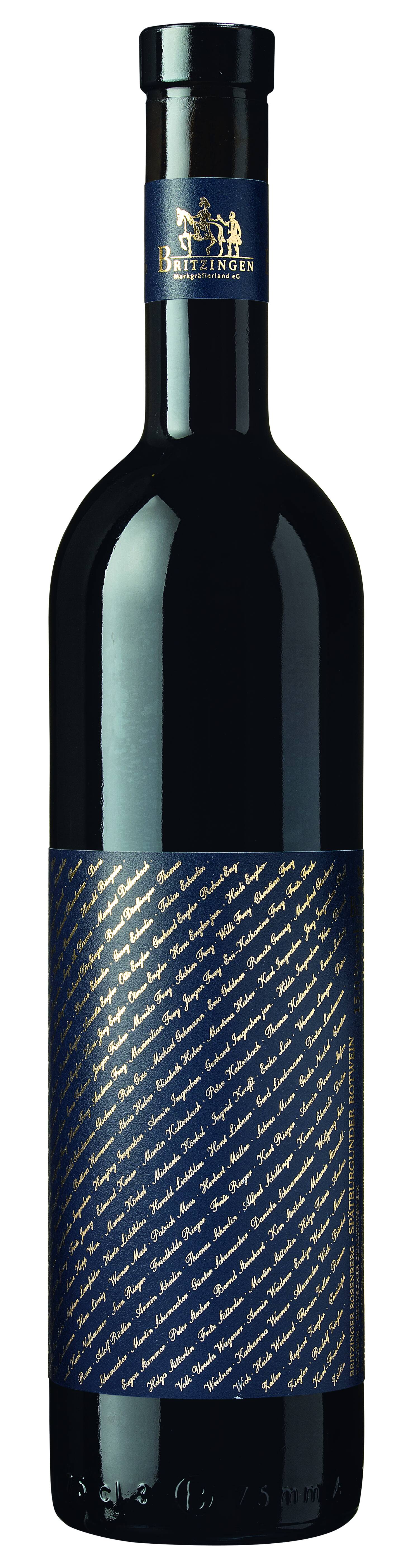 Winzergenossenschaft Britzingen/Markgräflerland Spätburgunder Rotwein 2018