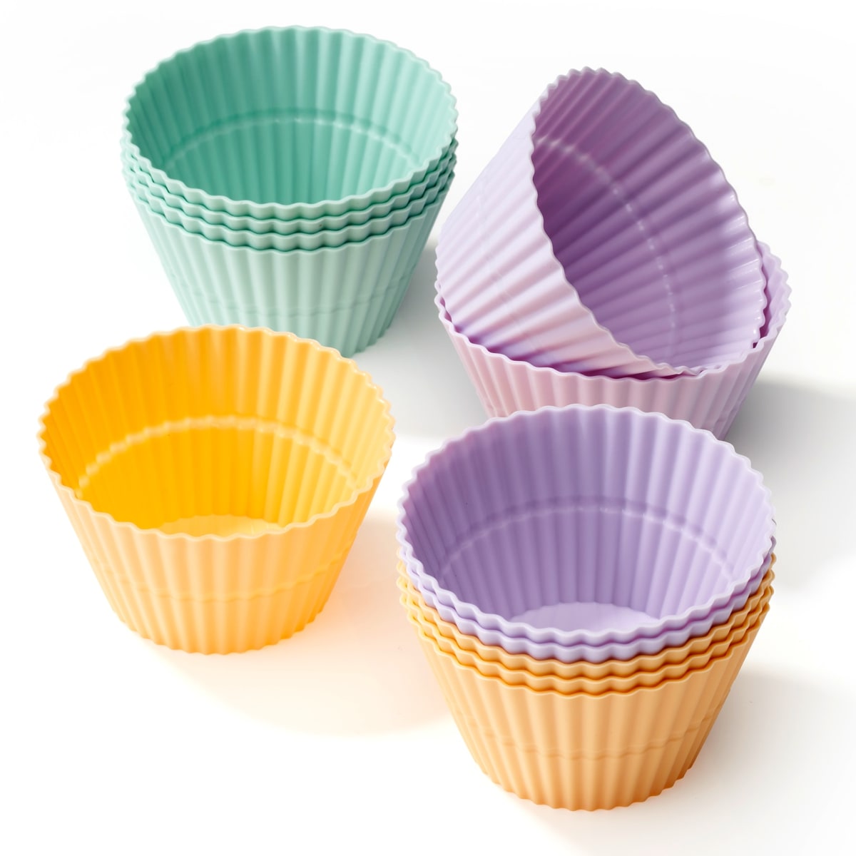 Muffinförmchen 2in1 aus Silikon, 12 St