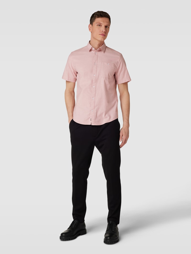 Freizeithemd mit Brusttasche in rosa