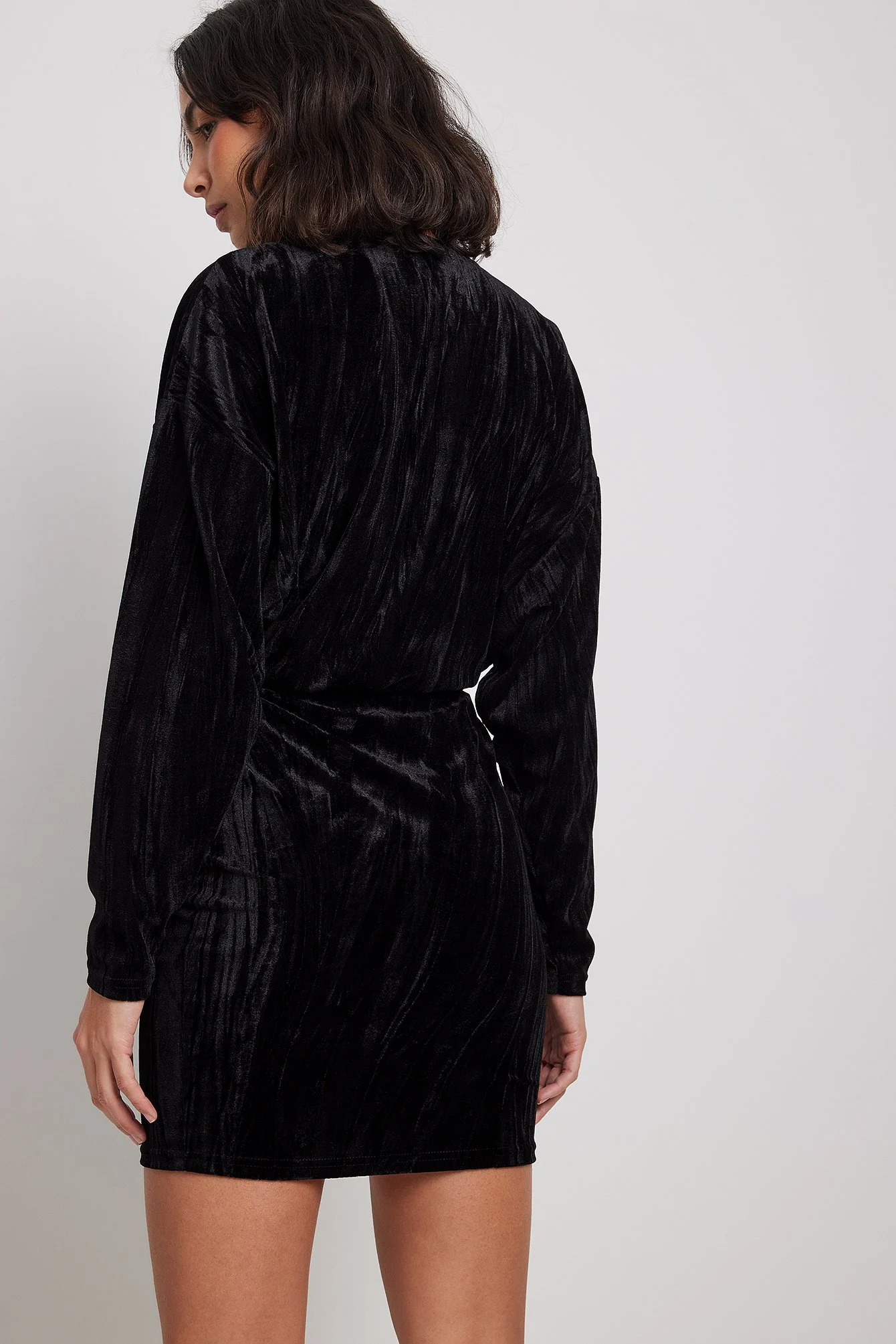 Lockeres Minikleid aus Samt