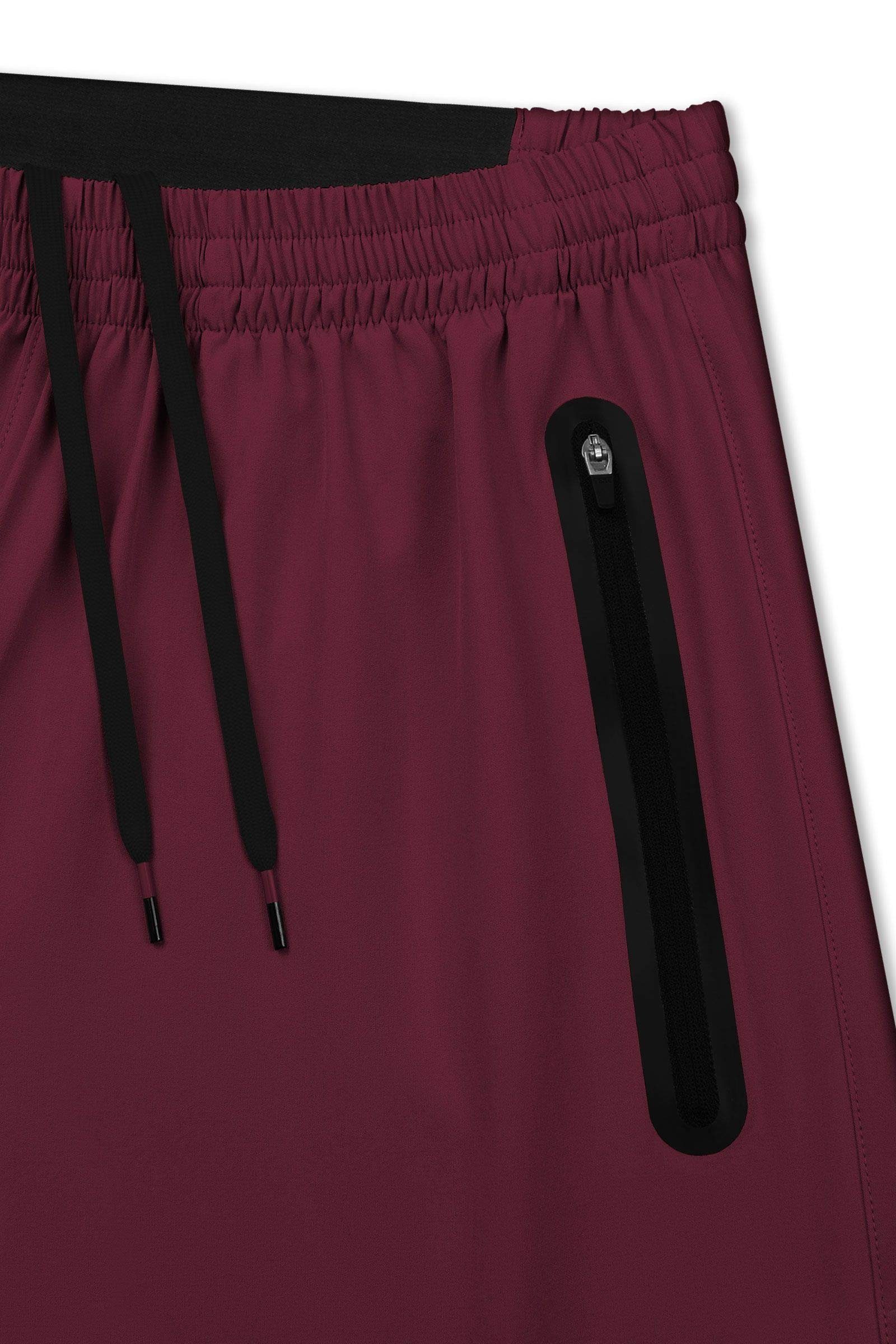 TCA Trainingsshorts TCA Herren Elite Tech Laufhose Gymshorts Trainingsshorts - Rot, M