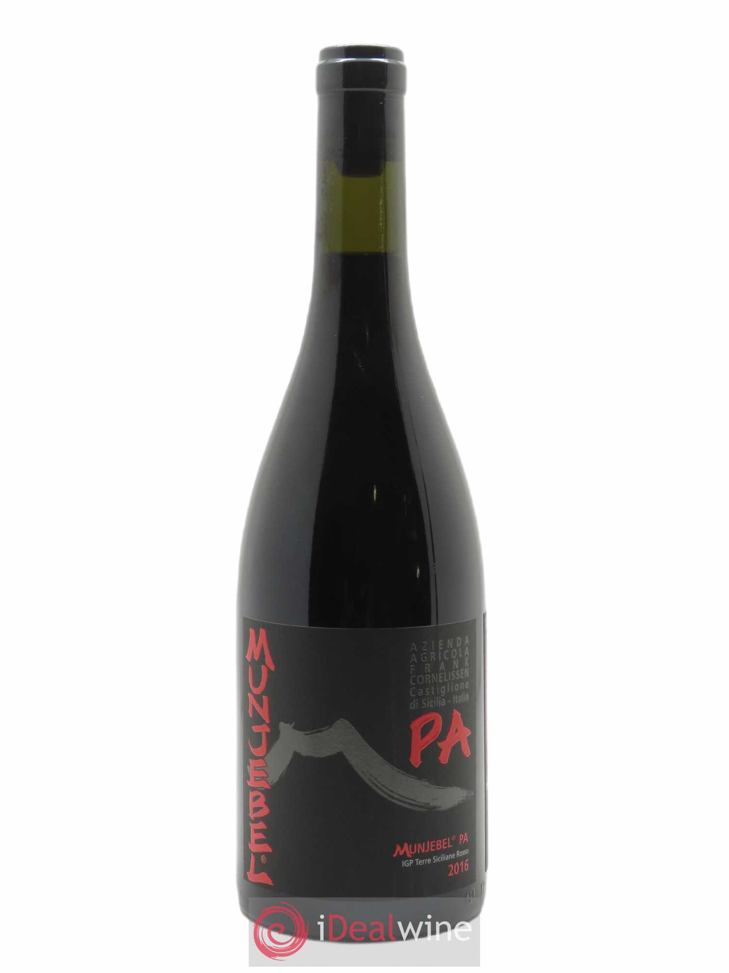 Terre Siciliane IGT Munjebel PA Frank Cornelissen  2016 - Lot de 1 Bouteille