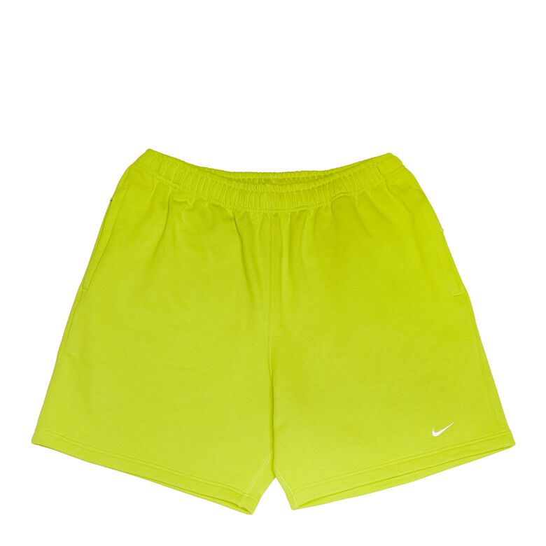 NIKE Solo Swoosh French Terry Short bright cactus/white