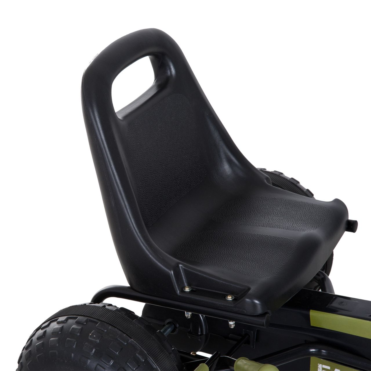 HOMCOM Go Kart Kinder Tretauto ab 3 Jahre Grün 99 x 65 x 56cm