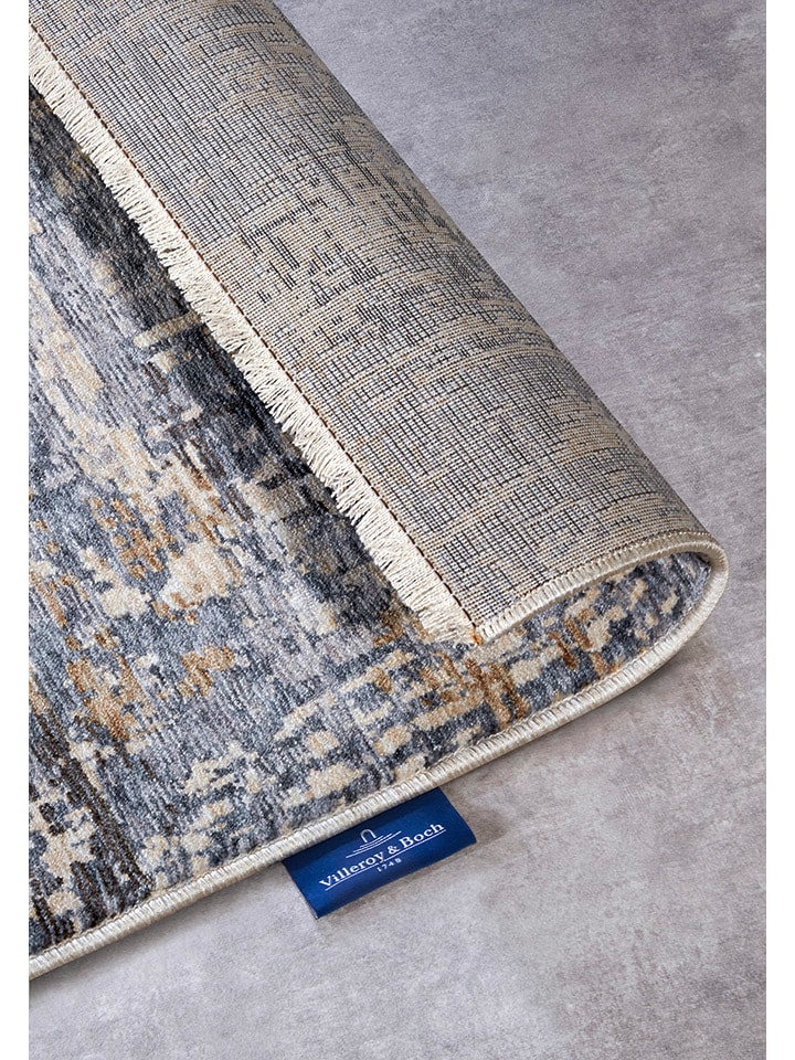 Villeroy & Boch Kurzflor-Teppich ''Joseph'' in Creme/ Hellblau günstig kaufen