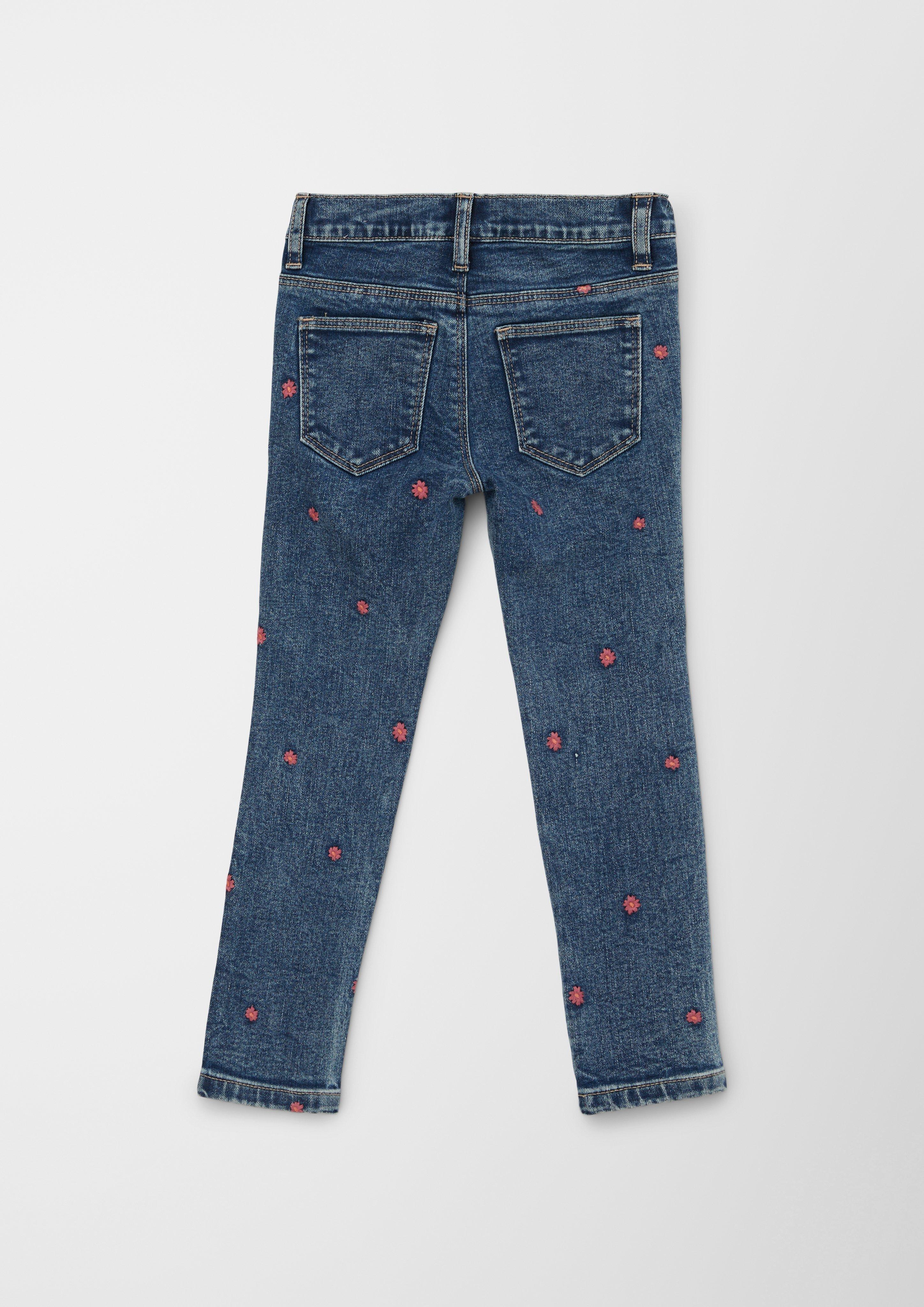 Treggings: Jeans mit Stickerei  2133527-56Z4
