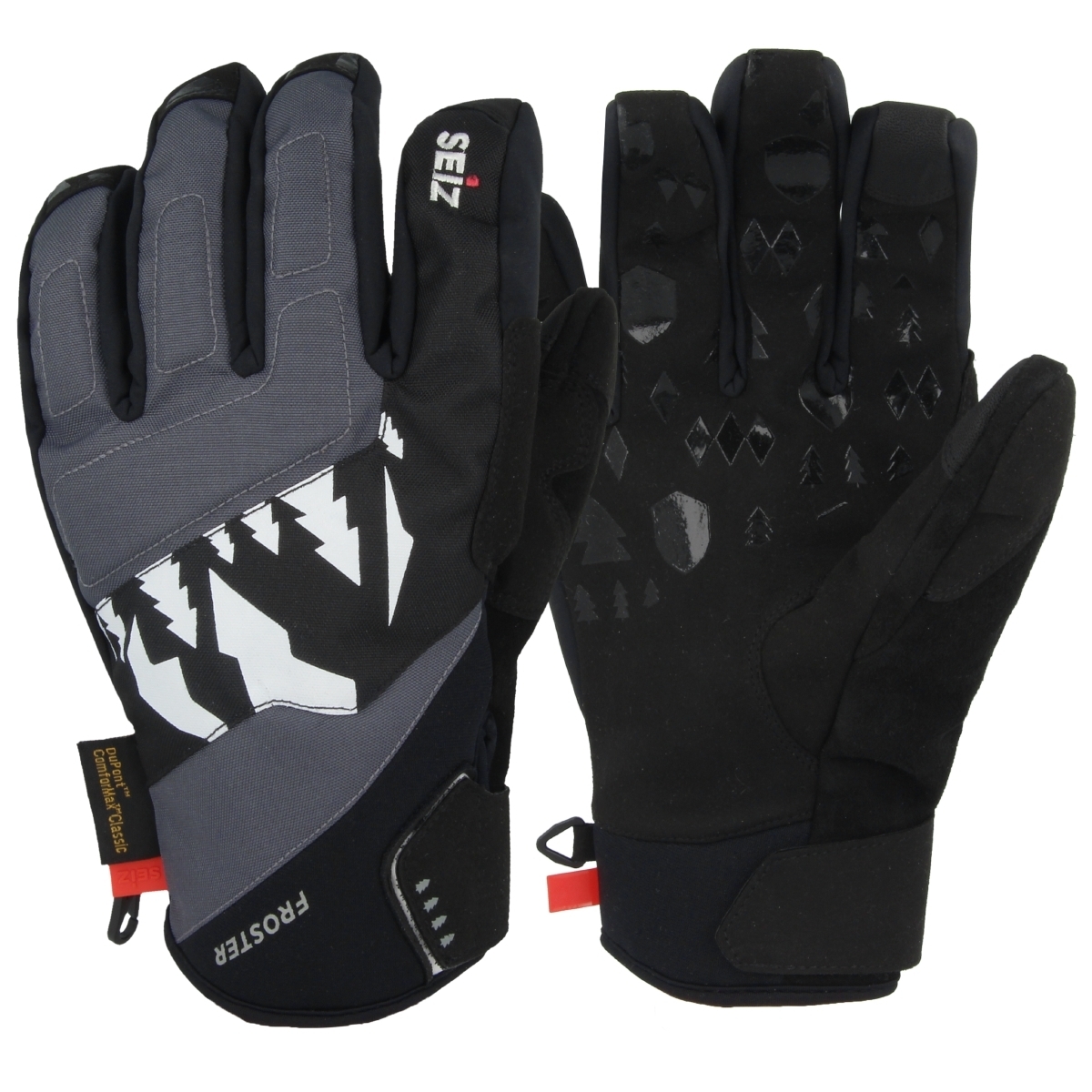 SEIZ Froster Handschuhe schwarz