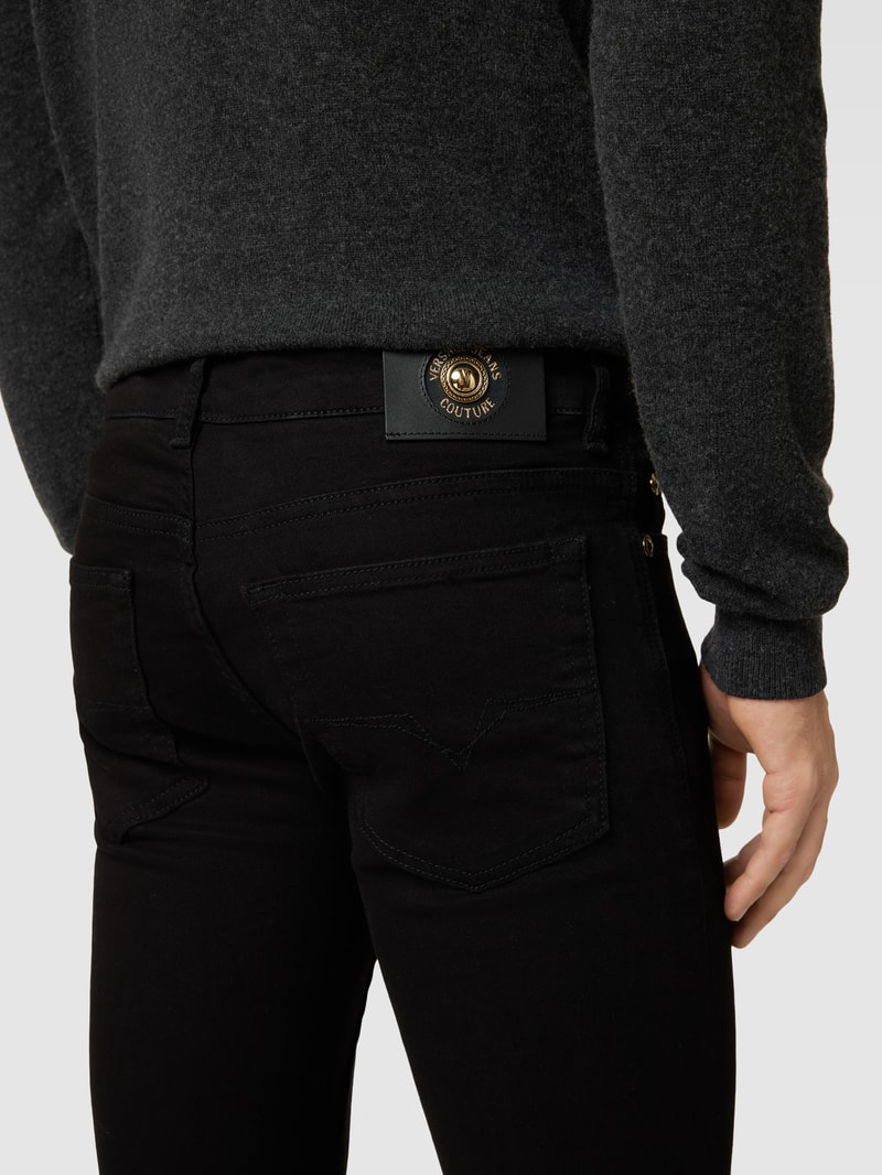 Jeans im 5-Pocket-Design Modell 'CDW' in schwarz