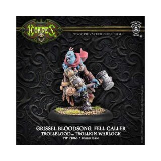 Trollbloods Warlock Grissel Bloodsong resculpt