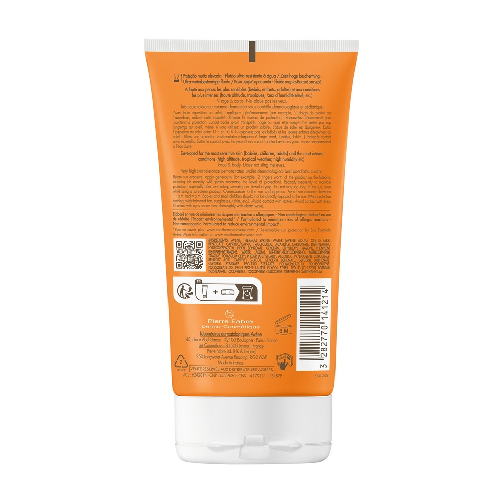 Avène Intense Protect SPF 50 150ml Crème solaire