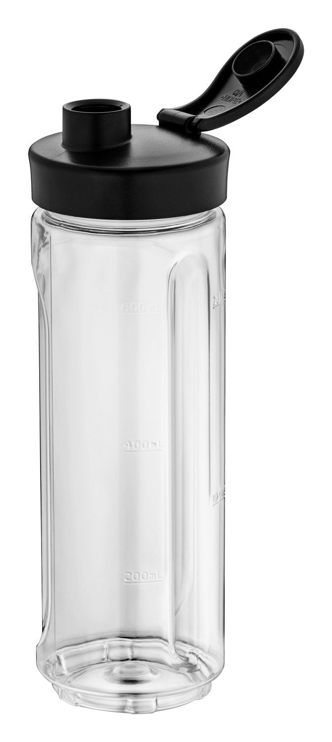 WMF Standmixer KULT, Cromargan Edelstahl 18/10, Kunststoff, 300,00 W, 4-flügliches Edelstahlmesser, inkl. Mixbehälter und Trinkdeckel