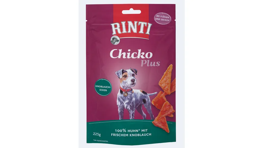 RINTI Hundesnack Chicko Plus Knoblauchecken 225 g
