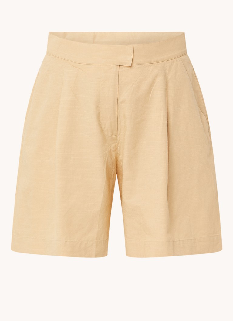 Shorts Alania de cintura alta e modelagem solta com bolsos laterais da French Connection.
