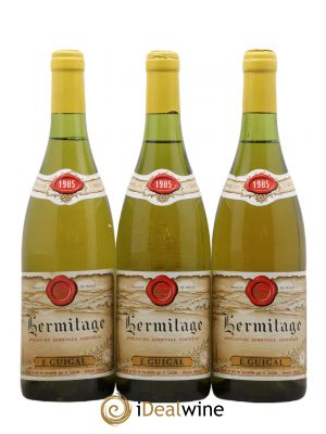Hermitage Guigal  1985 - Lot de 3 Bouteilles