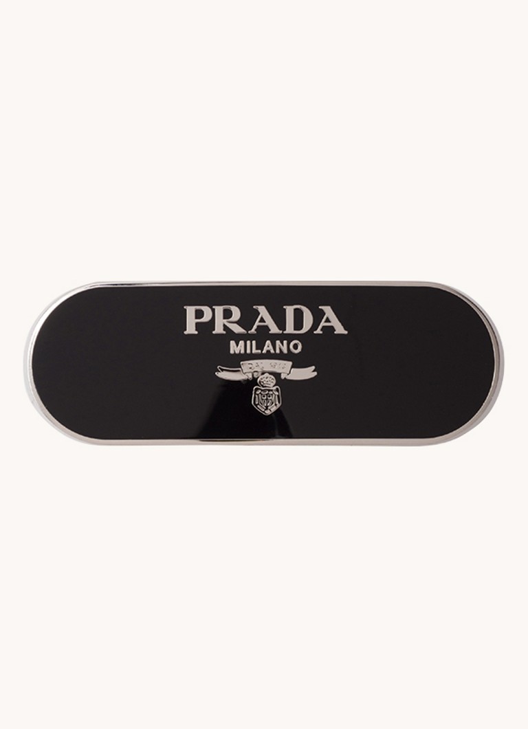 Prada plaukų segtukas su logotipu