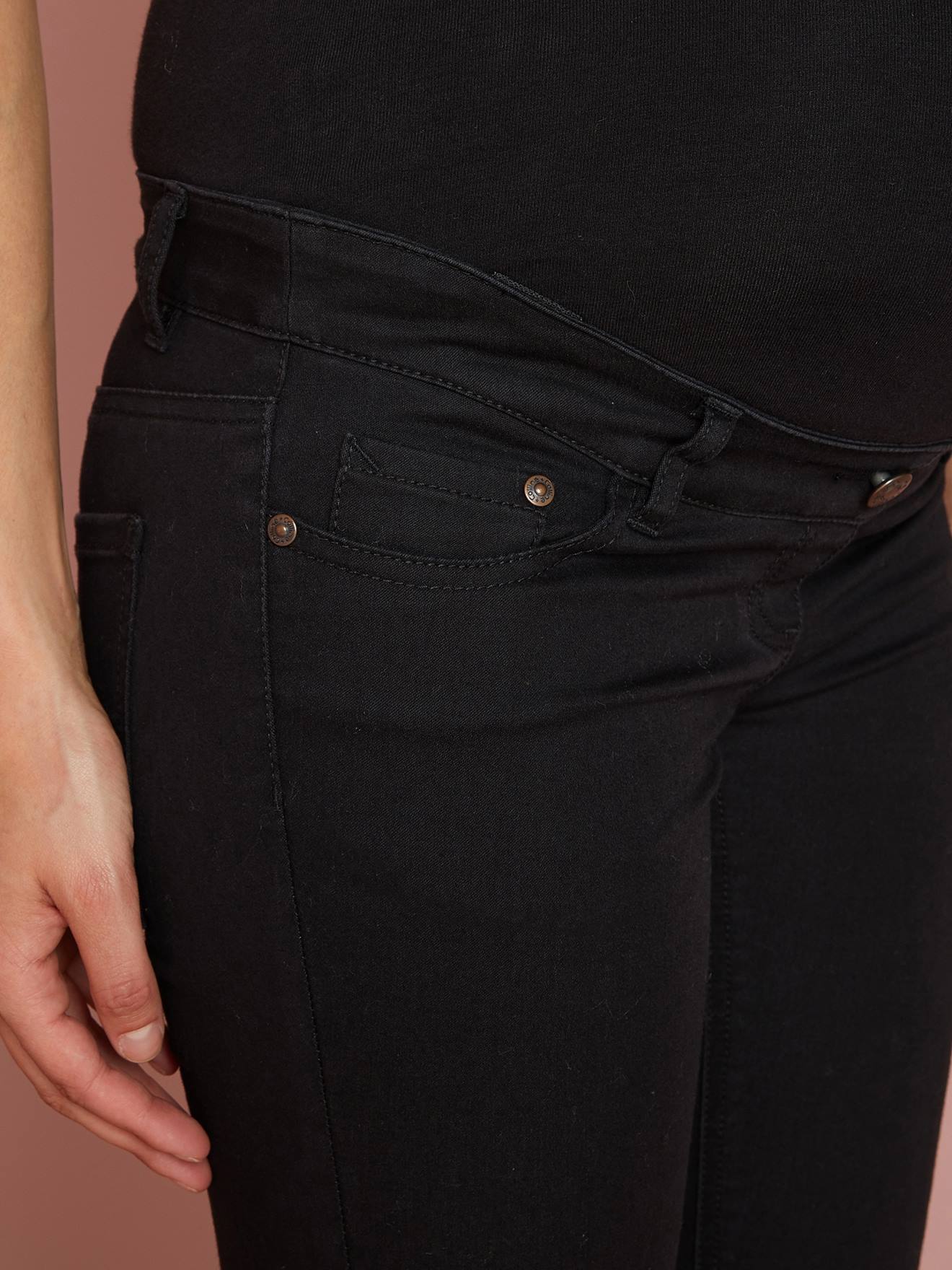Slim de grossesse en toile stretch entrejambe 78 noir