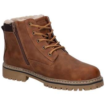 Tom Tailor Schnür Boots in braun