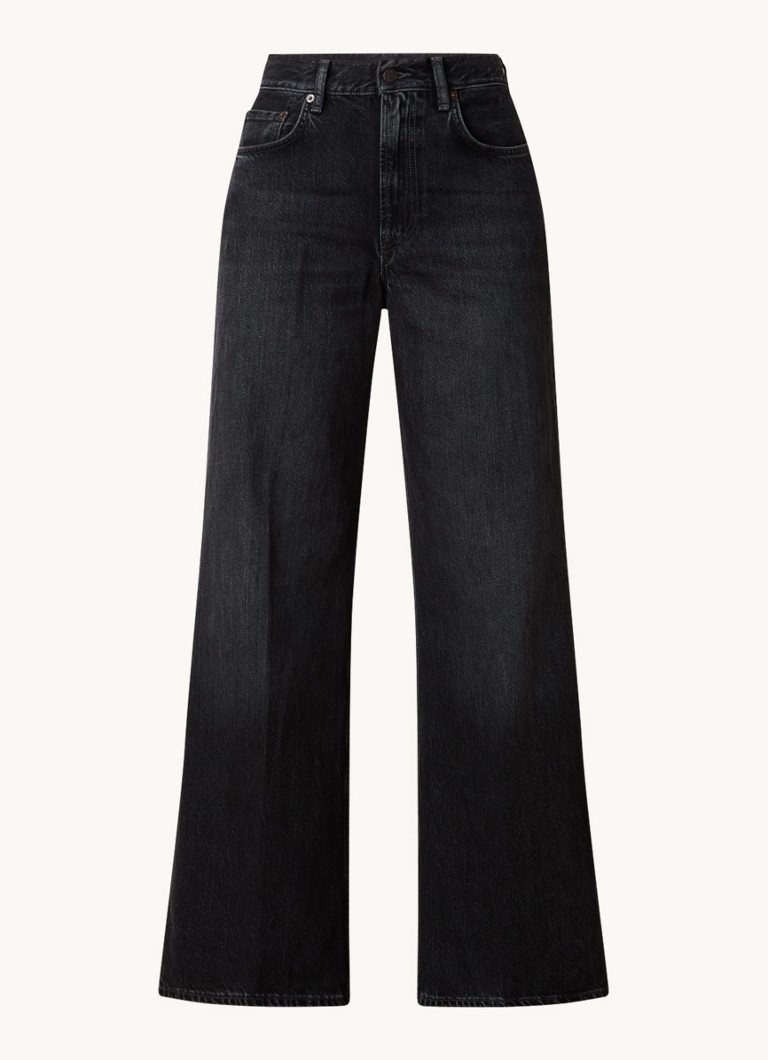 Τζιν Acne Studios με ψηλή μέση και χρωματιστό ξέπλυμα