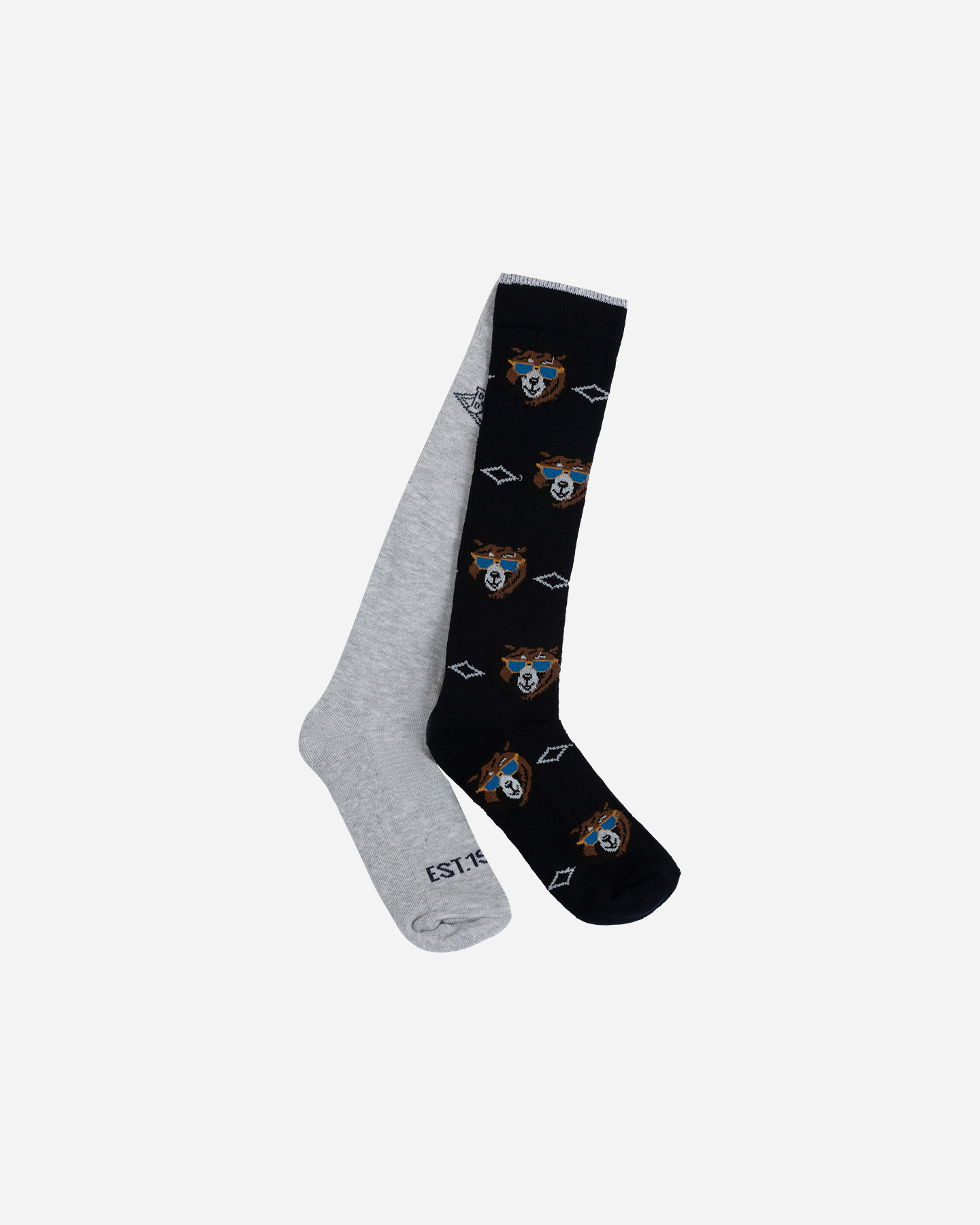 Dwupak Calze Bear Logo Jr BBS29W23-896