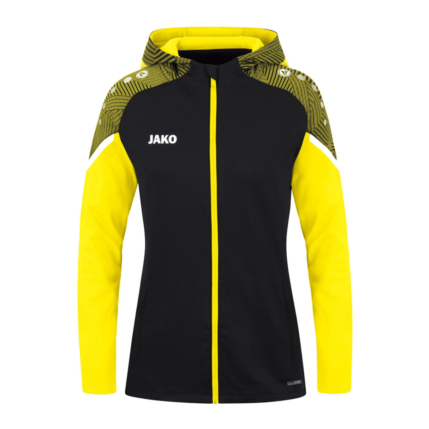JAKO Performance Kapuzenjacke Damen Schwarz F808