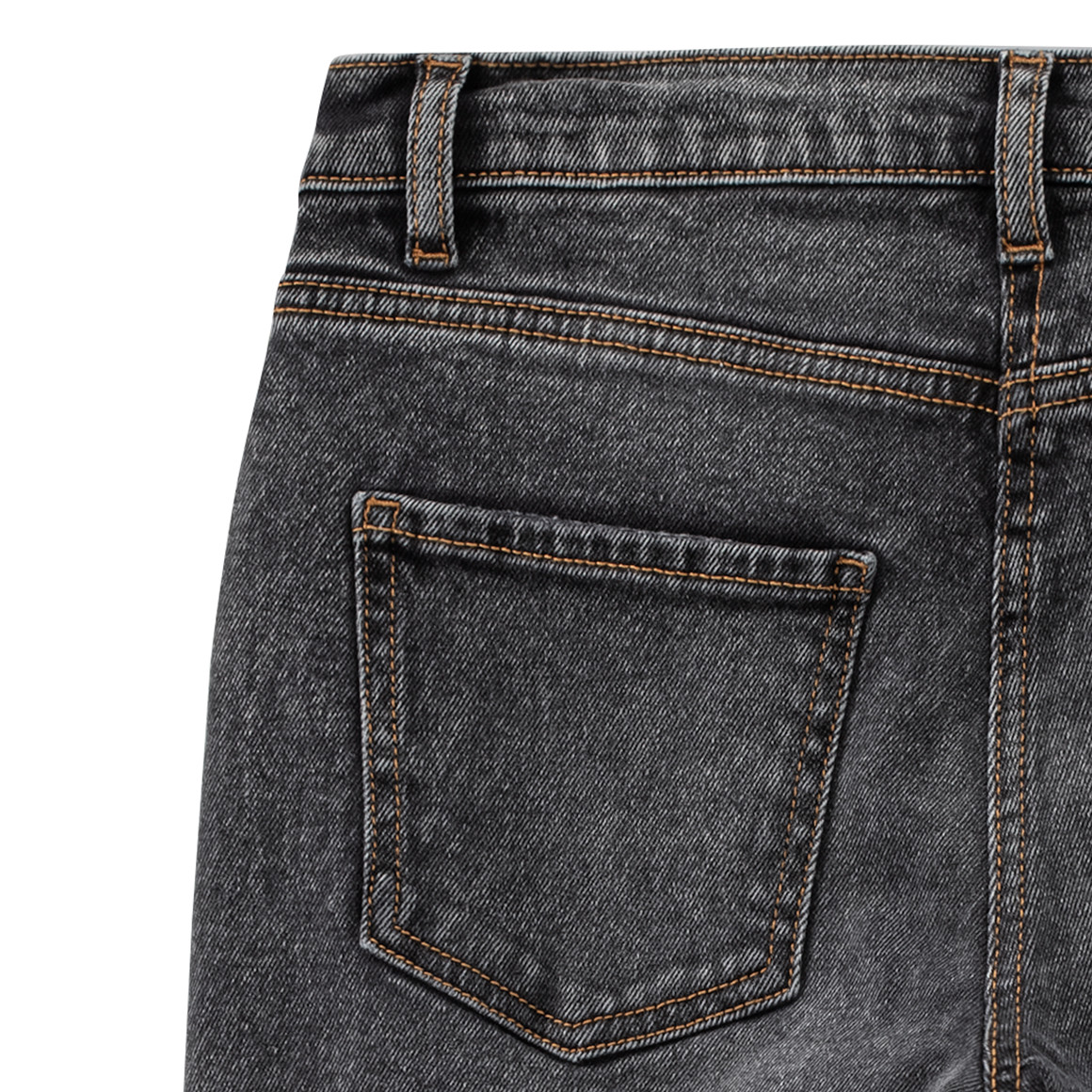 Mädchen Straight-Jeans mit Destroyed-Effekt