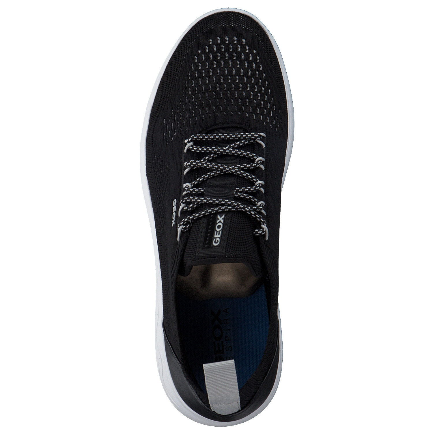 Geox U15BYA, Sneakers Low, Herren, Schwarz