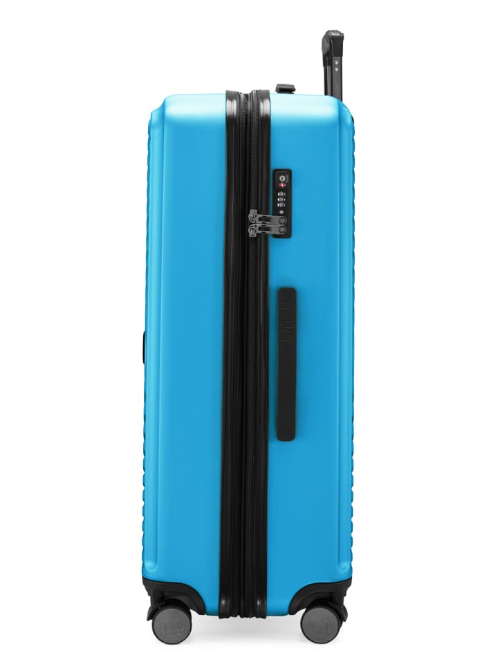 Hauptstadtkoffer Mitte - Großer Reisekoffer Trolley 77cm XXL Erweiterung TSA 130L in Cyanblau günstig kaufen L