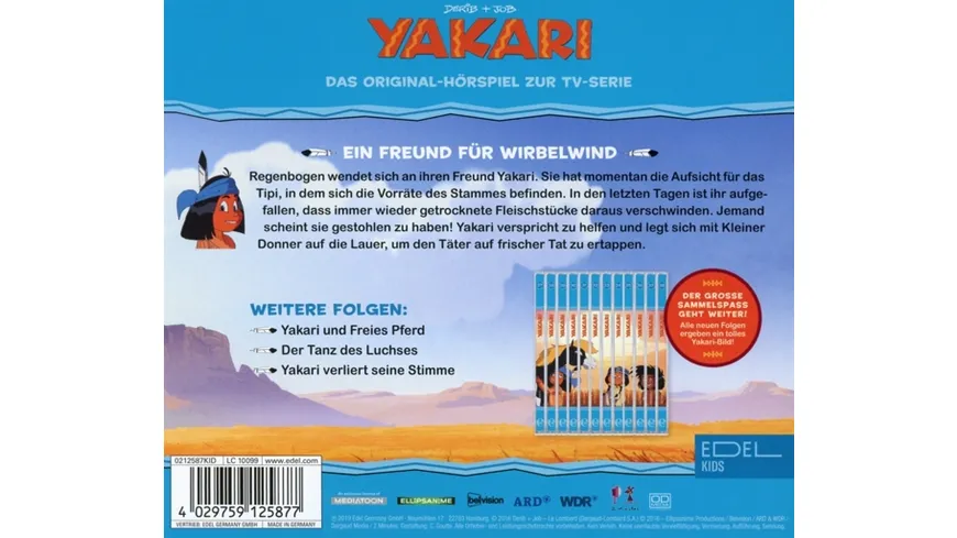 Yakari-Ein Freund für Wirbelwind (36)-Hörspiel