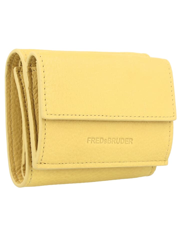 FREDs BRUDER Bobonia Geldbörse Leder 10.5 cm in capri yellow günstig kaufen onesize