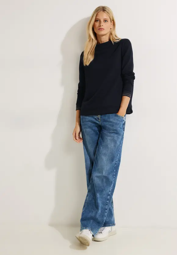 CECIL Sweatshirt mit Schimmer