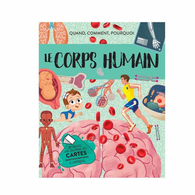 Le coffret du méga atlas du corps humain avec puzzle de 500 pièces Sassi
